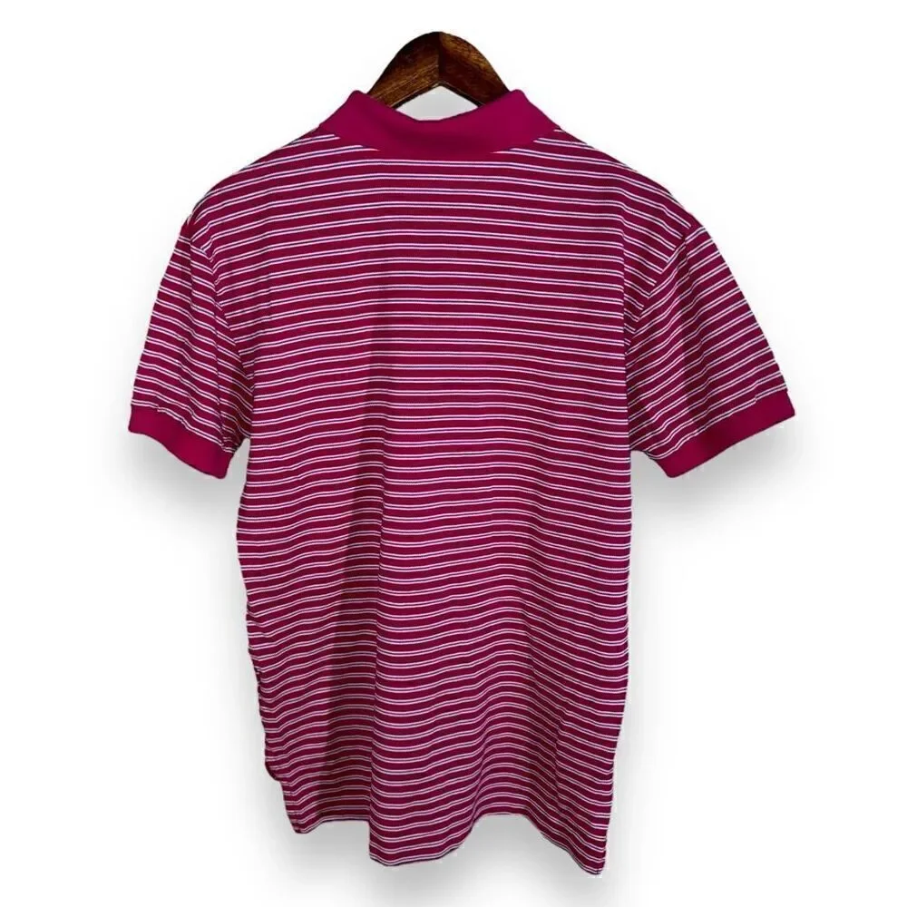Polo Ralph Lauren Pink Pima Cotton Mesh Polo Shirt Size S